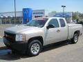 Silver Birch Metallic - Silverado 1500 Work Truck Extended Cab Photo No. 1