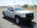 2008 Silver Birch Metallic Chevrolet Silverado 1500 Work Truck Extended Cab  photo #7