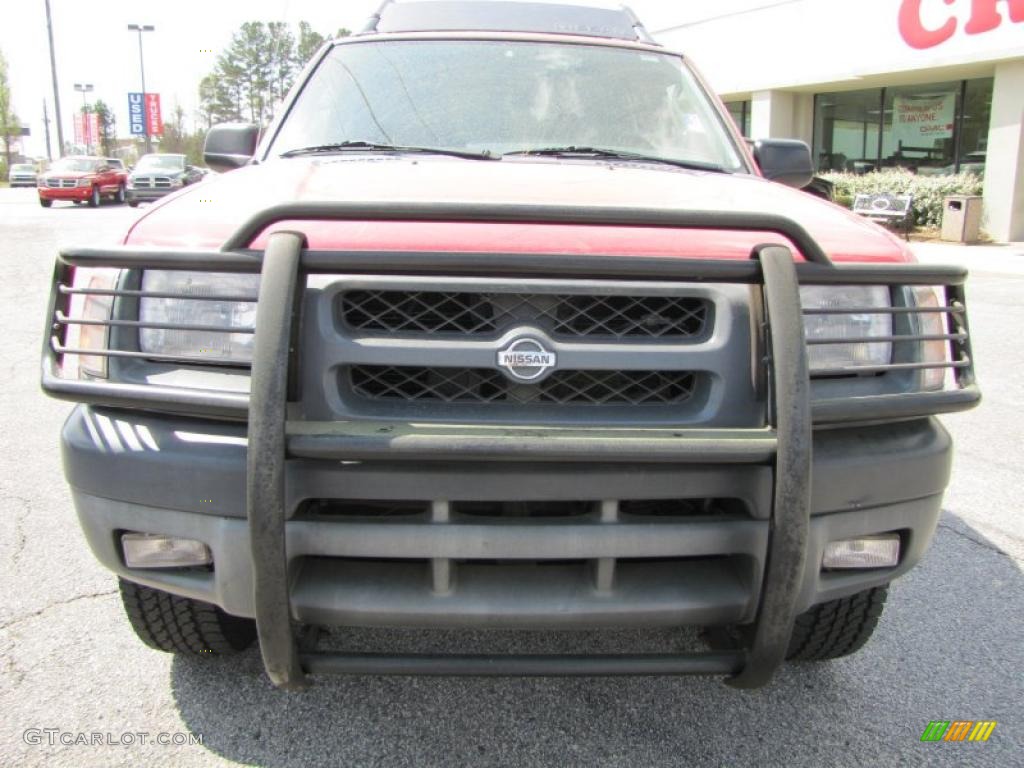 2000 Xterra SE V6 - Aztec Red / Dusk photo #2