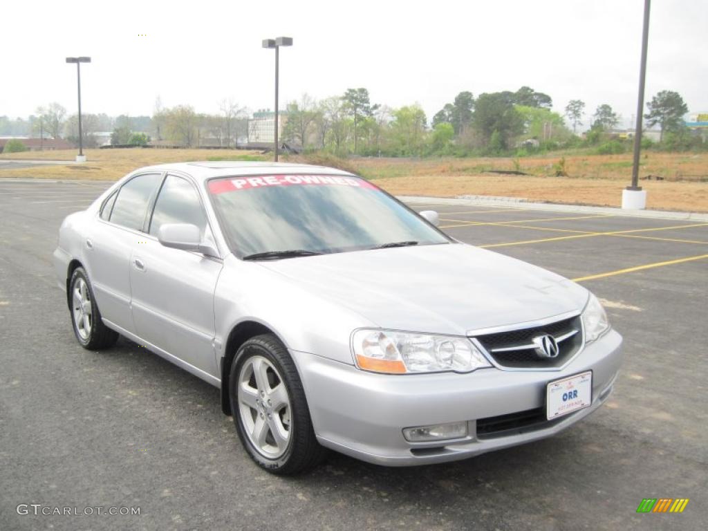 2002 TL 3.2 Type S - Satin Silver Metallic / Ebony photo #7