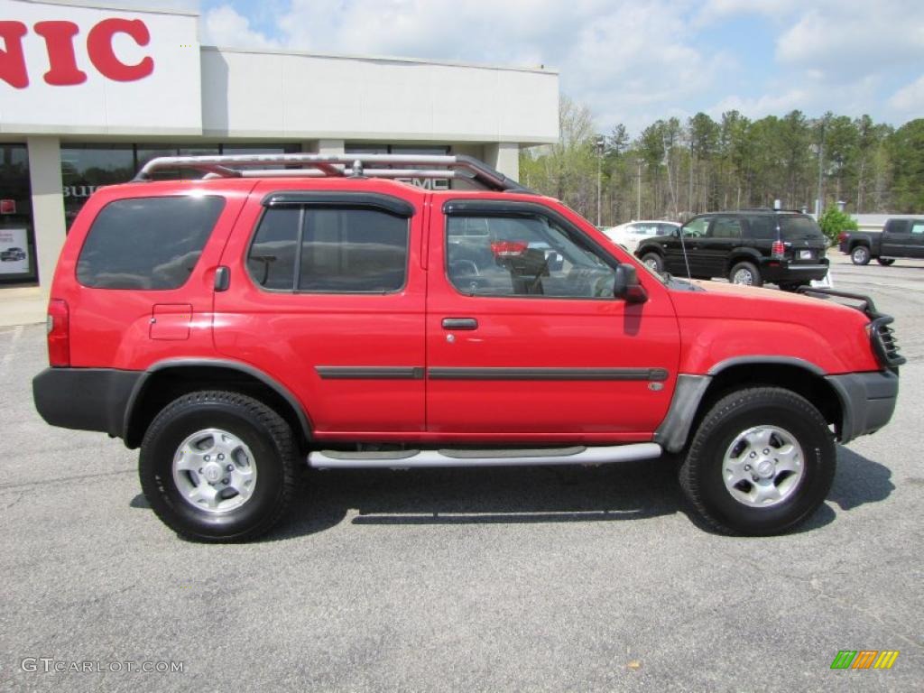 2000 Xterra SE V6 - Aztec Red / Dusk photo #8