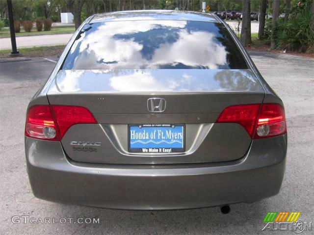 2006 Civic EX Sedan - Galaxy Gray Metallic / Gray photo #40