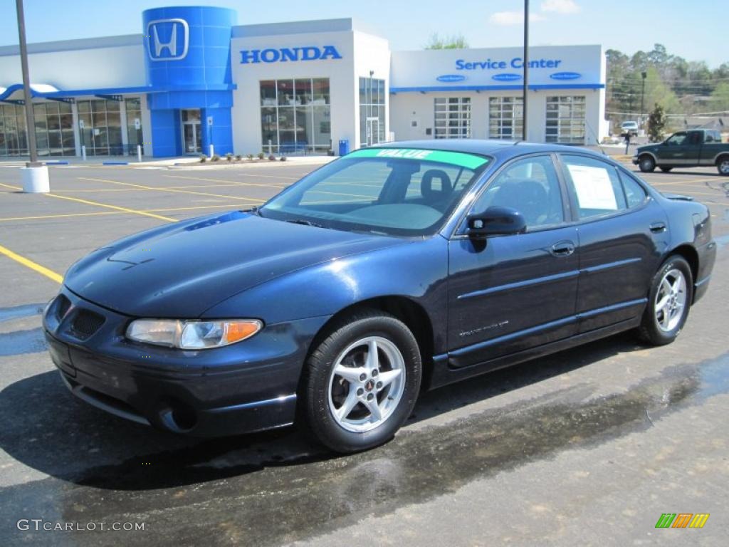 2002 Blue Black Metallic Pontiac Grand Prix Gt Sedan