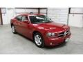 2010 Inferno Red Crystal Pearl Dodge Charger SXT  photo #3