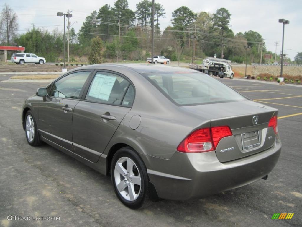 Galaxy Gray Metallic 2008 Honda Civic EX-L Sedan Exterior Photo #47102114