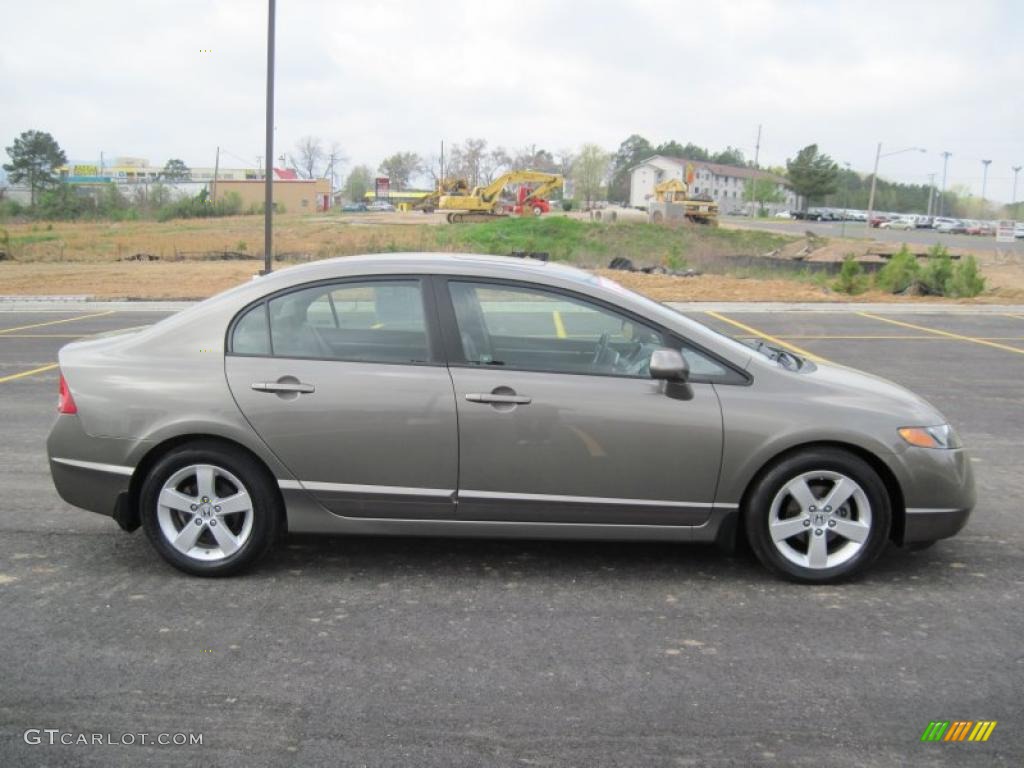 Galaxy Gray Metallic 2008 Honda Civic EX-L Sedan Exterior Photo #47102153