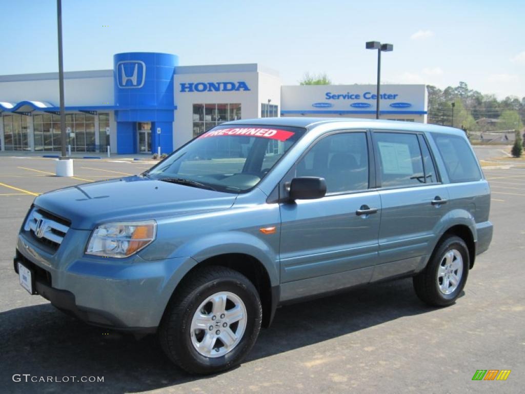 2007 Pilot LX - Steel Blue Metallic / Gray photo #1