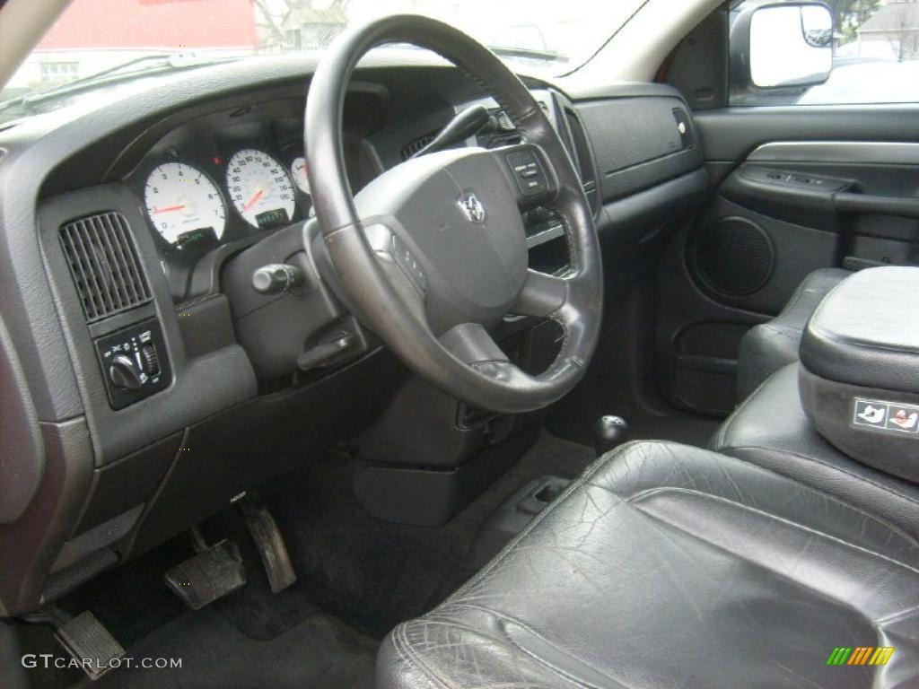 Dark Slate Gray Interior 2005 Dodge Ram 2500 SLT Quad Cab 4x4 Photo #47102825