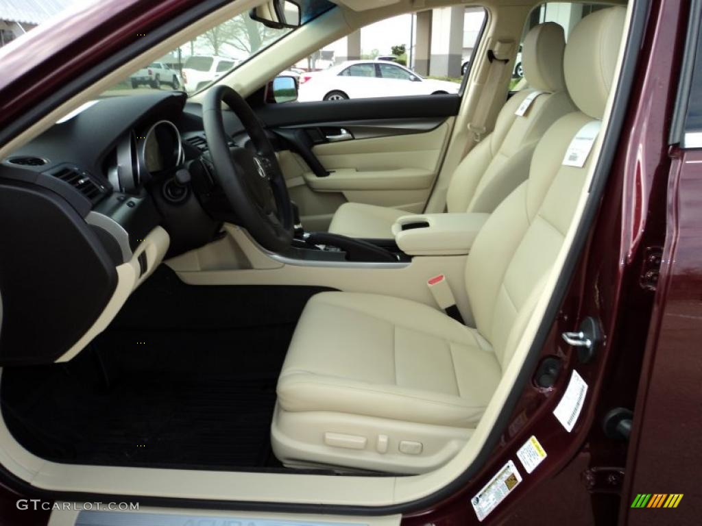 Parchment Interior 2012 Acura TL 3.5 Photo #47103899