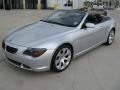 2005 Titanium Silver Metallic BMW 6 Series 645i Convertible  photo #11