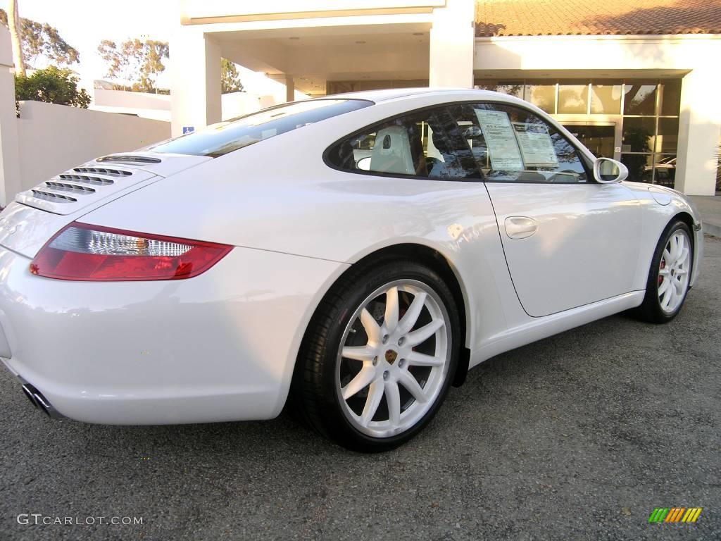 2007 911 Carrera S Coupe - Carrara White / Black photo #5