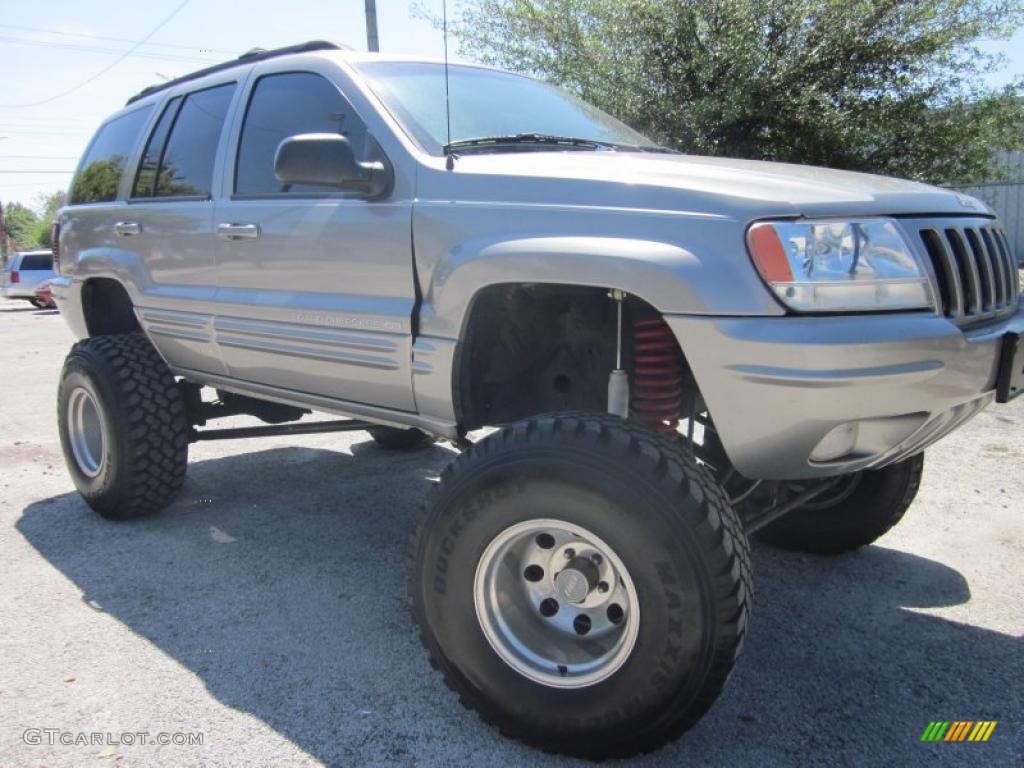 1999 Grand Cherokee Limited 4x4 - Bright Platinum Metallic / Agate photo #3