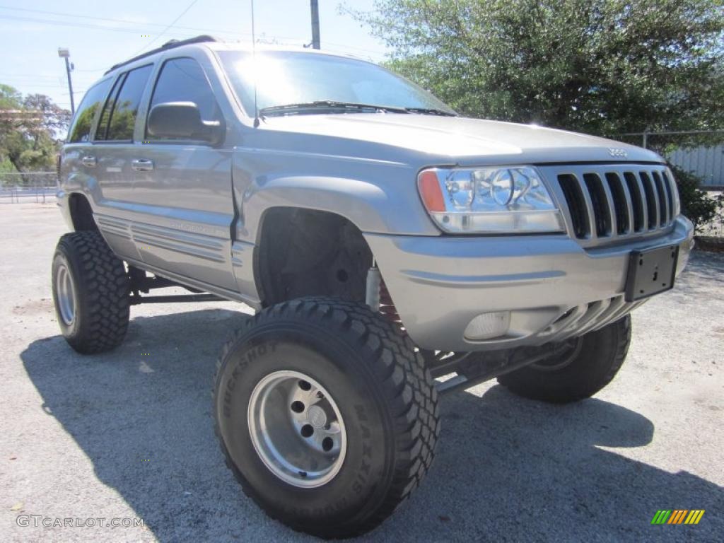 1999 Grand Cherokee Limited 4x4 - Bright Platinum Metallic / Agate photo #5