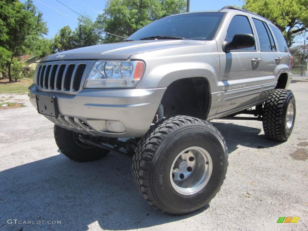 1999 Grand Cherokee Limited 4x4 - Bright Platinum Metallic / Agate photo #6