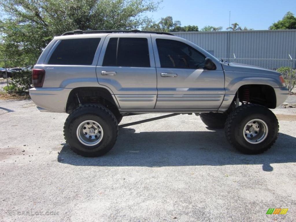 1999 Grand Cherokee Limited 4x4 - Bright Platinum Metallic / Agate photo #8