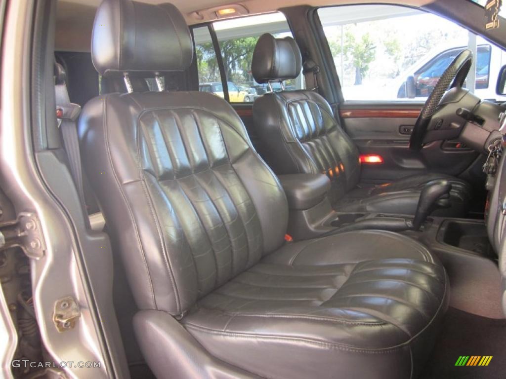 1999 Grand Cherokee Limited 4x4 - Bright Platinum Metallic / Agate photo #28