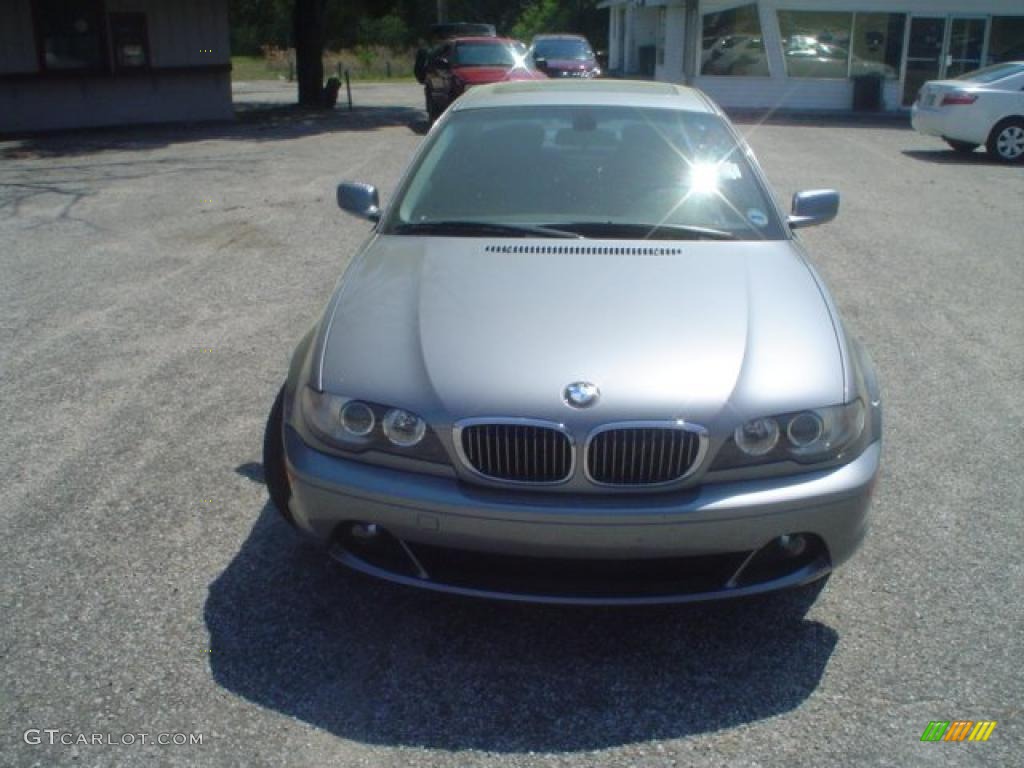 2004 3 Series 325i Coupe - Silver Grey Metallic / Grey photo #2