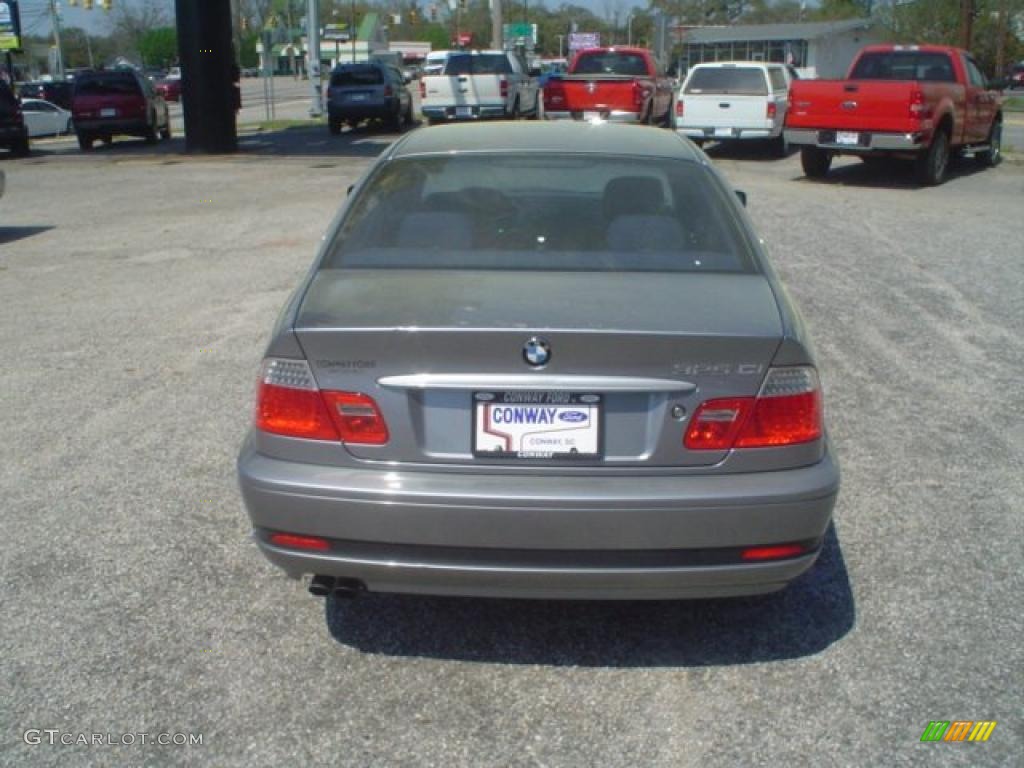 2004 3 Series 325i Coupe - Silver Grey Metallic / Grey photo #6
