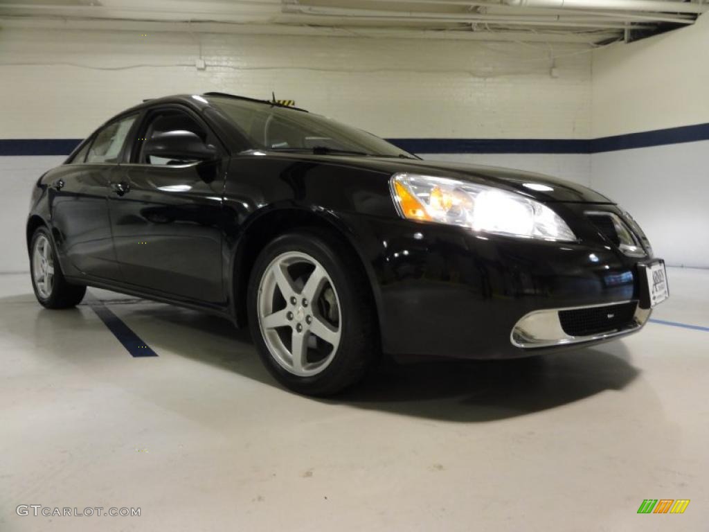 2008 G6 V6 Sedan - Black / Ebony Black photo #5