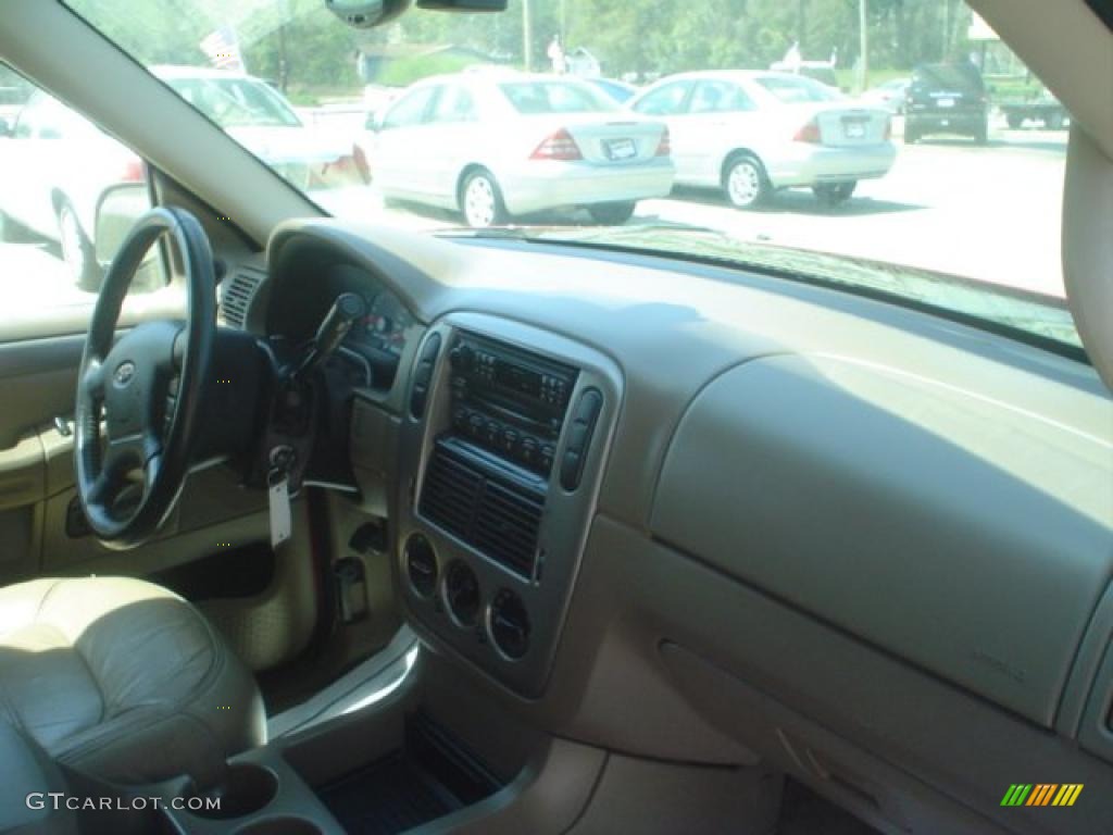 2004 Explorer XLT - Redfire Metallic / Medium Parchment photo #21