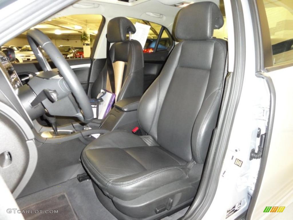 Black Interior 2008 Saab 9-3 Aero Sport Sedan Photo #47107295