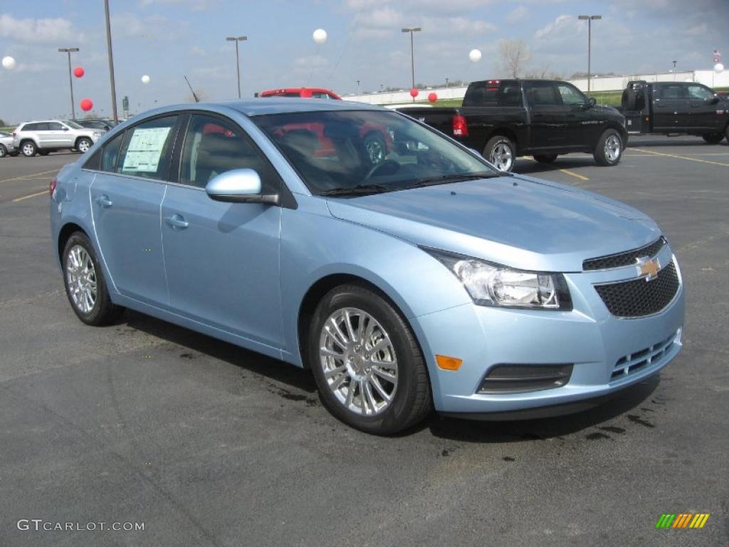 Ice Blue Metallic 2011 Chevrolet Cruze ECO Exterior Photo #47107421