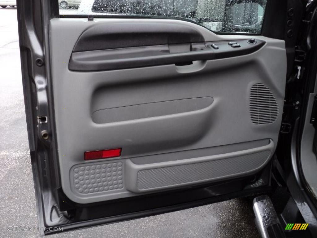 2007 F250 Super Duty XLT SuperCab 4x4 - Dark Shadow Grey Metallic / Dark Flint cloth photo #4