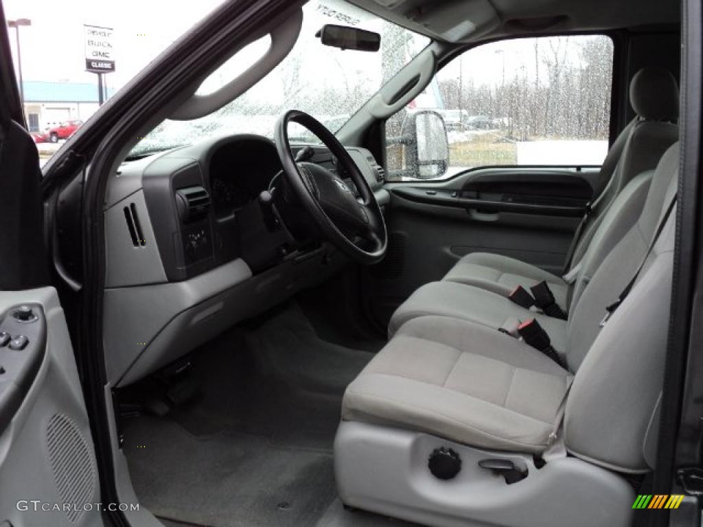 2007 F250 Super Duty XLT SuperCab 4x4 - Dark Shadow Grey Metallic / Dark Flint cloth photo #5