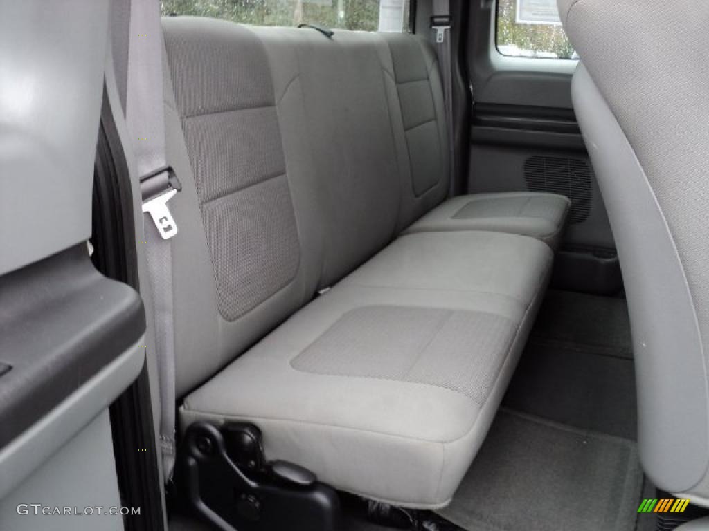 Dark Flint cloth Interior 2007 Ford F250 Super Duty XLT SuperCab 4x4 Photo #47107919