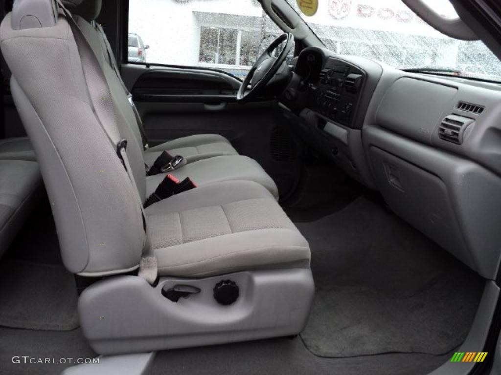 2007 F250 Super Duty XLT SuperCab 4x4 - Dark Shadow Grey Metallic / Dark Flint cloth photo #12