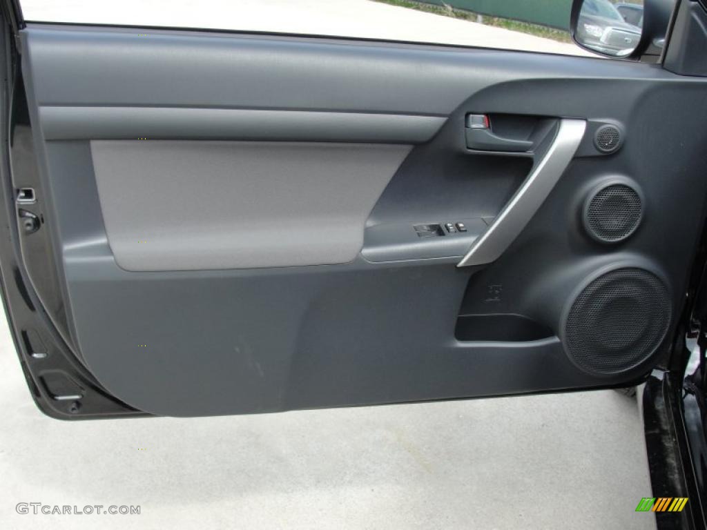 2011 Scion tC Standard tC Model Dark Charcoal Door Panel Photo #47107988