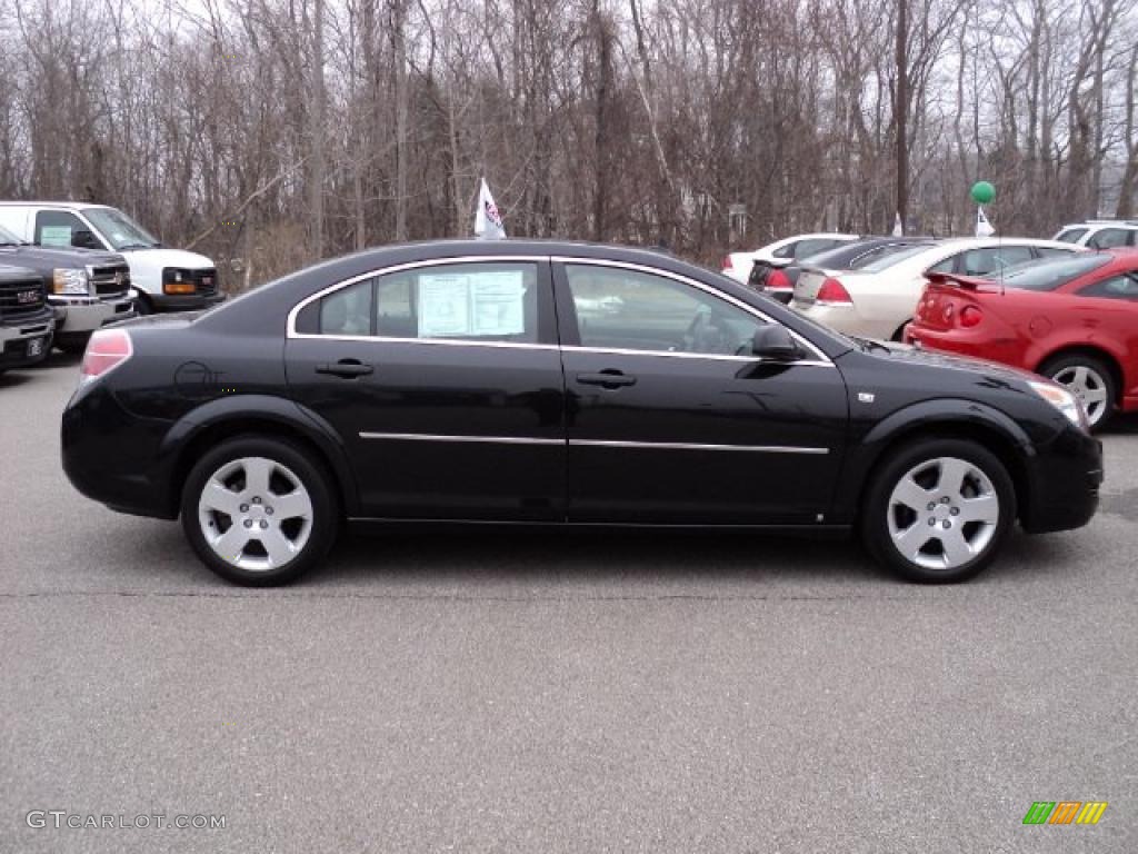 Carbon Flash Black 2008 Saturn Aura XE Exterior Photo #47108003