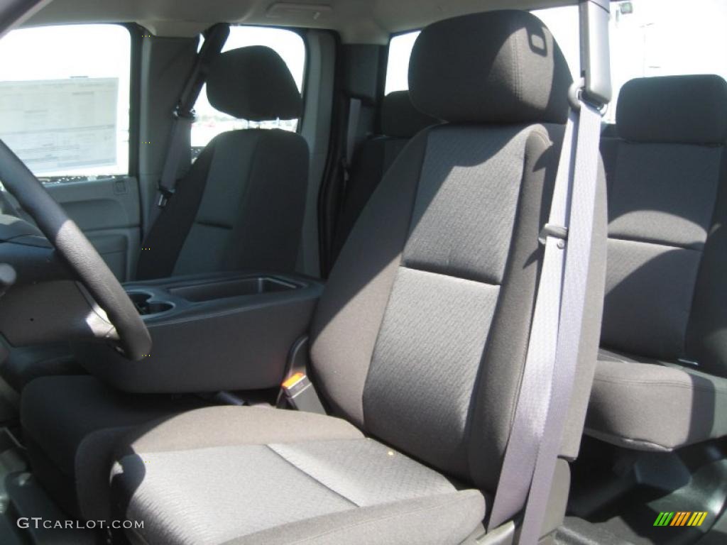 2011 Silverado 1500 LS Extended Cab - Black / Dark Titanium photo #13