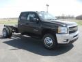 2011 Black Chevrolet Silverado 3500HD LT Extended Cab 4x4  photo #3