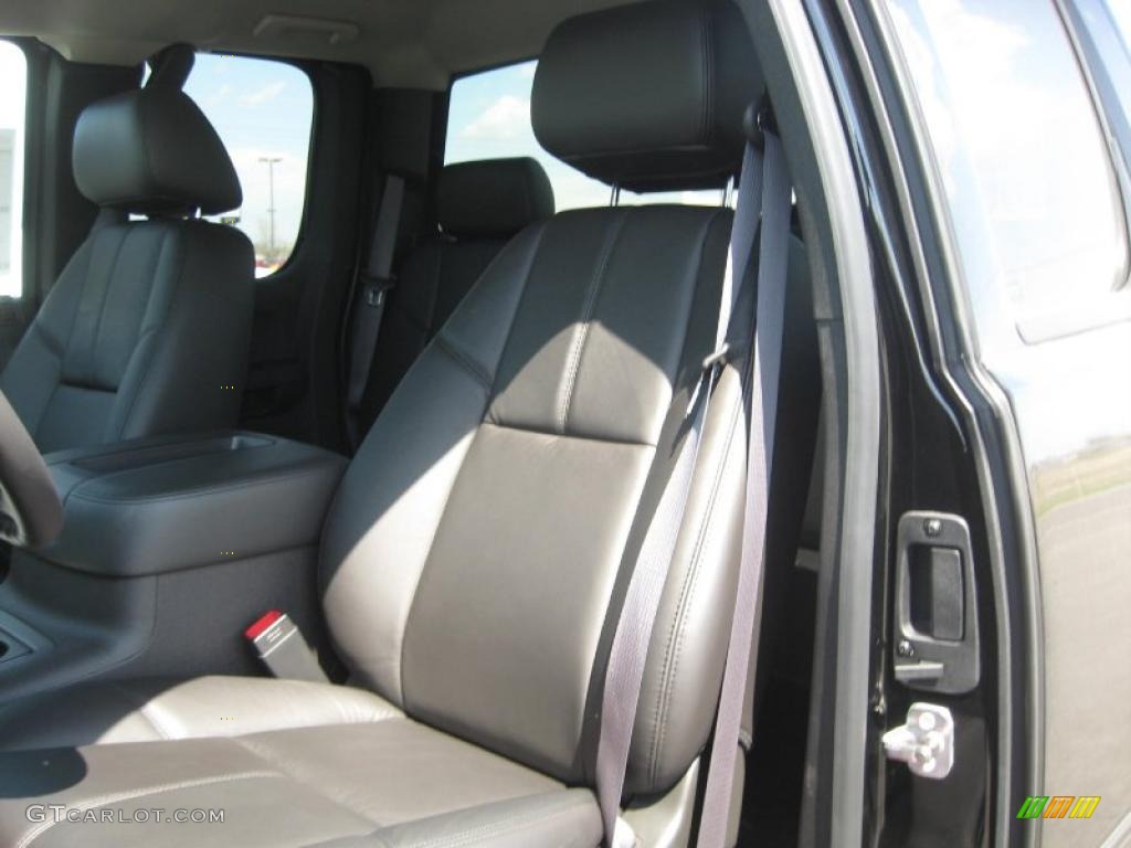 Ebony Interior 2011 Chevrolet Silverado 3500HD LT Extended Cab 4x4 Photo #47108417