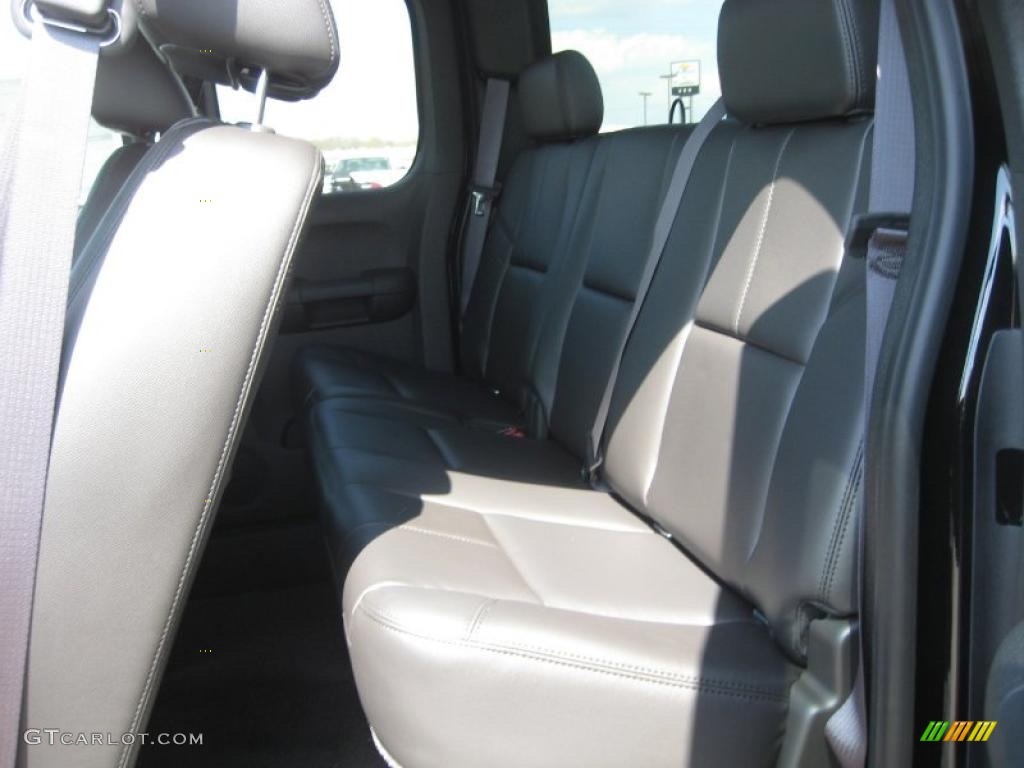 Ebony Interior 2011 Chevrolet Silverado 3500HD LT Extended Cab 4x4 Photo #47108420
