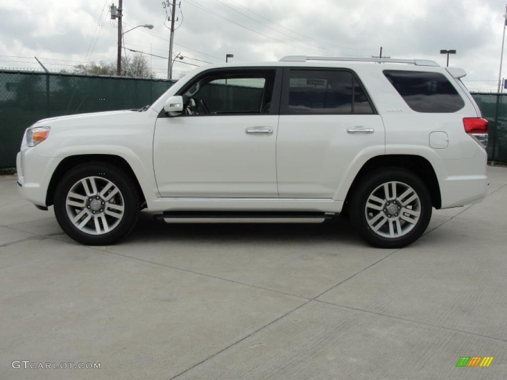 2011 4Runner Limited - Blizzard White Pearl / Black Leather photo #6