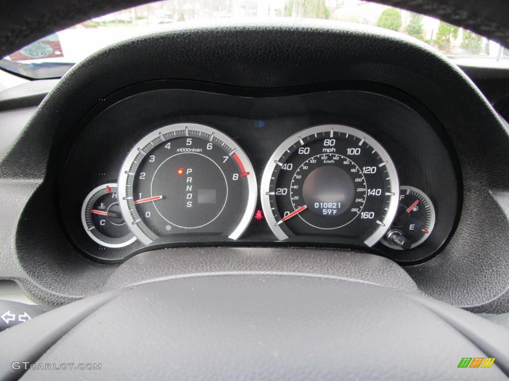 2010 Acura TSX Sedan Gauges Photo #47109482