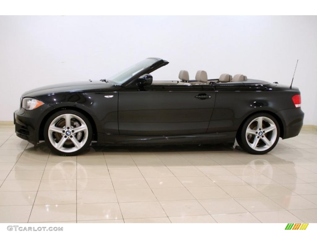Black Sapphire Metallic 2010 BMW 1 Series 135i Convertible Exterior Photo #47110208