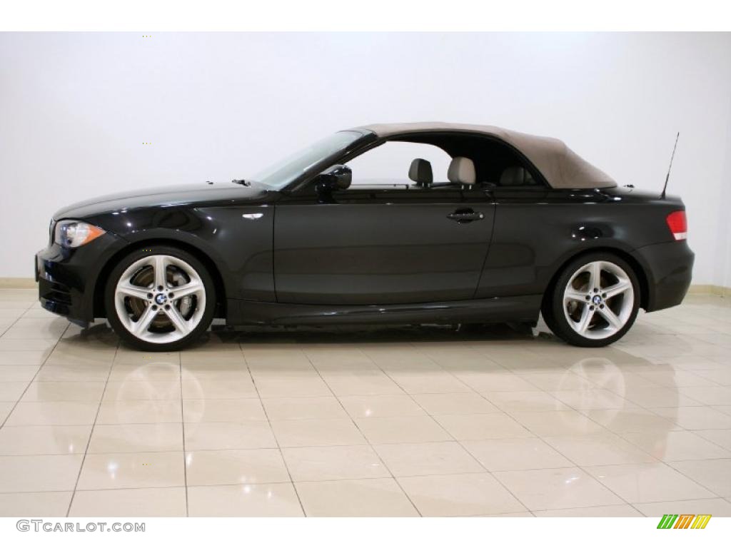 Black Sapphire Metallic 2010 BMW 1 Series 135i Convertible Exterior Photo #47110211