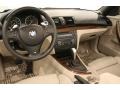 Taupe Boston Leather 2010 BMW 1 Series 135i Convertible Dashboard