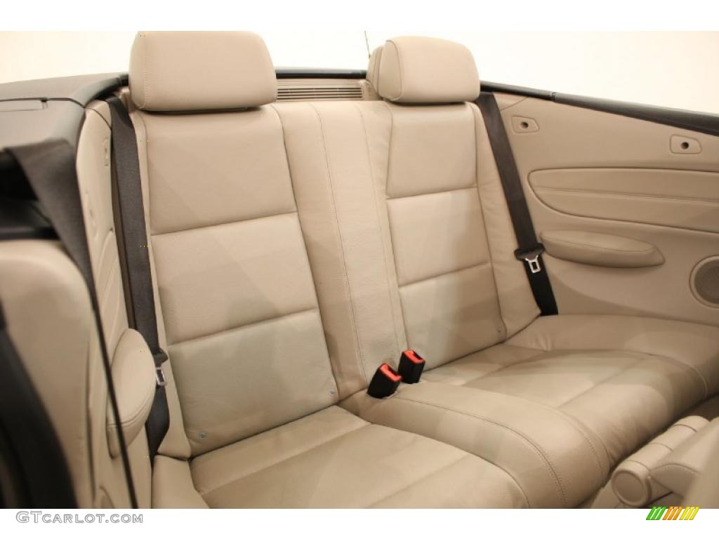 Taupe Boston Leather Interior 2010 BMW 1 Series 135i Convertible Photo #47110241