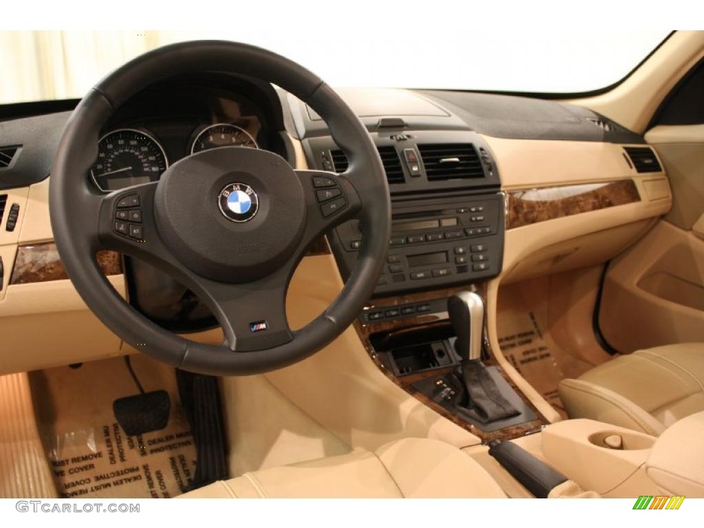 Beige Interior 2008 BMW X3 3.0si Photo #47110343 | GTCarLot.com