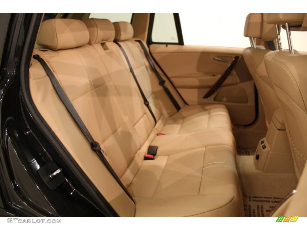 Beige Interior 2008 BMW X3 3.0si Photo #47110361