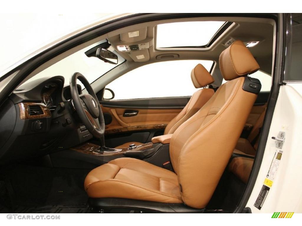 Saddle Brown/Black Interior 2008 BMW 3 Series 328xi Coupe Photo #47110403