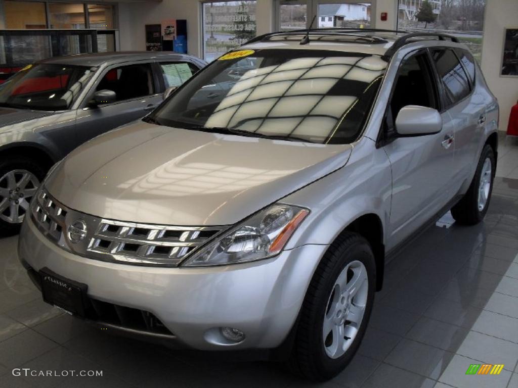 2004 Murano SL AWD - Sheer Silver Metallic / Charcoal photo #1