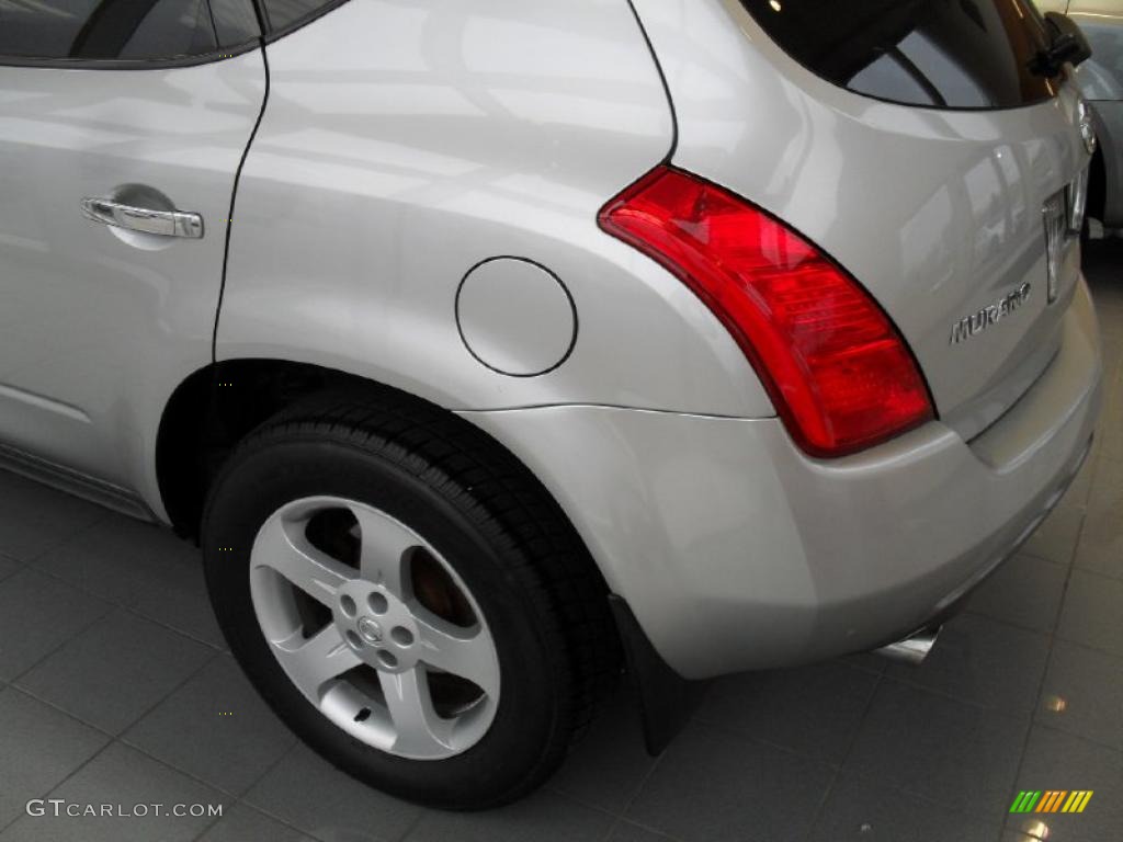 2004 Murano SL AWD - Sheer Silver Metallic / Charcoal photo #6