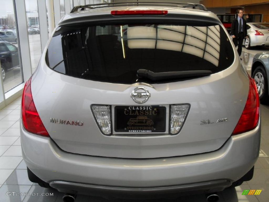 2004 Murano SL AWD - Sheer Silver Metallic / Charcoal photo #7