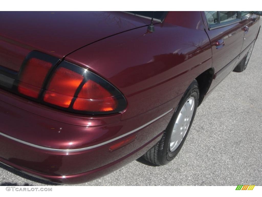 2000 Lumina Sedan - Dark Carmine Red Metallic / Medium Gray photo #4
