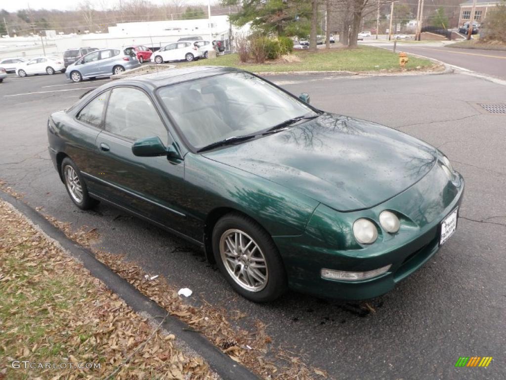 1999 Integra LS Coupe - Clover Green Pearl / Parchment photo #1